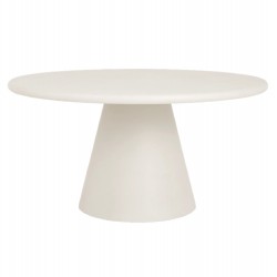 ΤΡΑΠΕΖΙ ΤΡΑΠΕΖΑΡΙΑΣ ΣΤΡΟΓΓΥΛΟ RAIKO HM6573.02 ΜΠΕΖ FIBER CEMENT Φ130x75Υεκ