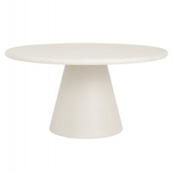 ΤΡΑΠΕΖΙ ΤΡΑΠΕΖΑΡΙΑΣ ΣΤΡΟΓΓΥΛΟ RAIKO HM6573.02 ΜΠΕΖ FIBER CEMENT Φ130x75Υεκ