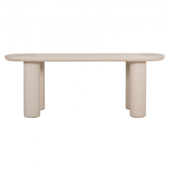 ΤΡΑΠΕΖΙ ΤΡΑΠΕΖΑΡΙΑΣ FIBER CEMENT KIORA HM6597.02 ΜΠΕΖ 200x100x76Υεκ