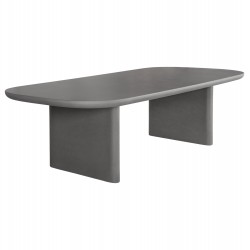 ΤΡΑΠΕΖΙ ΤΡΑΠΕΖΑΡΙΑΣ AZAMI HM6601.01 ΓΚΡΙ FIBER CEMENT 300x112x75Υεκ.