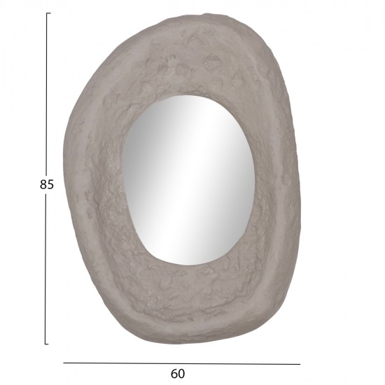 ΚΑΘΡΕΠΤΗΣ ΤΟΙΧΟΥ RIFFE HM4695.03 FIBER CEMENT ΓΚΡΙ 60x13x85Υεκ.