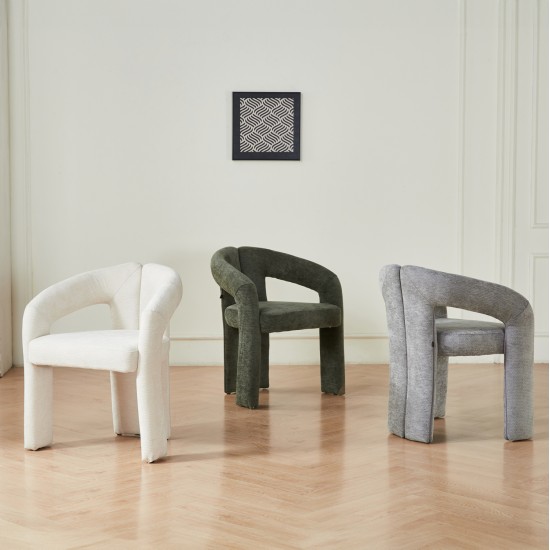 ΠΟΛΥΘΡΟΝΑ ΤΡΑΠΕΖΑΡΙΑΣ NEZA HM18362.02 ΕΚΡΟΥ ΥΦΑΣΜΑ 64x50x76,5Υ εκ.