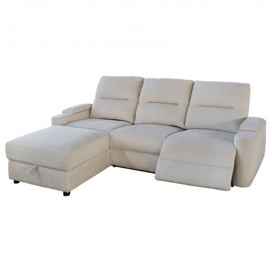 ΚΑΝΑΠΕΣ ΑΡΙΣΤΕΡΗ ΓΩΝΙΑ SYNTHIA HM3308.01L ΑΝΑΚΛΙΣΗ & ΑΠΟΘ.ΧΩΡΟΣ--ΜΠΕΖ 245x170x98Υεκ