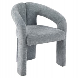 ΠΟΛΥΘΡΟΝΑ ΤΡΑΠΕΖΑΡΙΑΣ NEZA HM18362.01 ΑΝΟΙΧΤΟ ΓΚΡΙ ΥΦΑΣΜΑ 64x60x76,5Υεκ