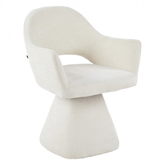 ΠΟΛΥΘΡΟΝΑ ΤΡΑΠΕΖΑΡΙΑΣ ΠΕΡΙΣΤΡΕΦΟΜΕΝΗ SIMA HM18360.02 ΕΚΡΟΥ ΥΦΑΣΜΑ 64x61x84,5Υεκ