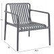 ΠΟΛΥΘΡΟΝΑ LOUNGE ΕΞΩΤ.ΧΩΡΟΥ MALEN HM6626.03 ΓΚΡΙ ΠΟΛΥΠΡΟΠΥΛΕΝΙΟ 67x75x75Υεκ