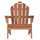 ΠΟΛΥΘΡΟΝΑ LOUNGE ΠΤΥΣΣΟΜΕΝΗ SKALL HM6619 ΞΥΛΟ TEAK ΦΥΣΙΚΟ 70.5x85x92Υεκ.