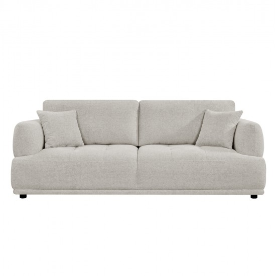 ΚΑΝΑΠΕΣ 3-ΘΕΣΙΟΣ STRUCTO HM3329.02 ΑΝΟΙΧΤΟ ΜΠΕΖ ΥΦΑΣΜΑ 227x94x88Υεκ.