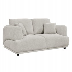 ΚΑΝΑΠΕΣ 2-ΘΕΣΙΟΣ STRUCTO HM3330.02 ΑΝΟΙΧΤΟ ΜΠΕΖ ΥΦΑΣΜΑ 168x94x88Υεκ.