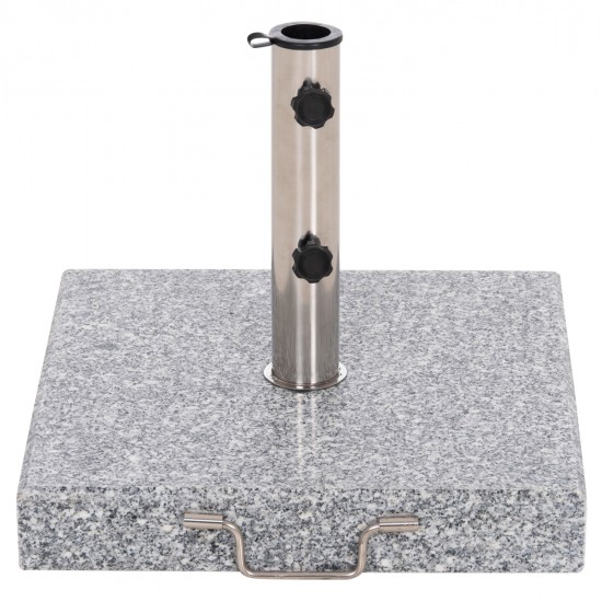 ΒΑΣΗ ΟΜΠΡΕΛΑΣ ΓΡΑΝΙΤΗ 40KG ΜΕ ΧΕΡΟΥΛΙ & ΡΟΔΕΣ HM6564--ΣΩΛΗΝΑΣ ΔΙΑΜΕΤΡΟΥ Φ48