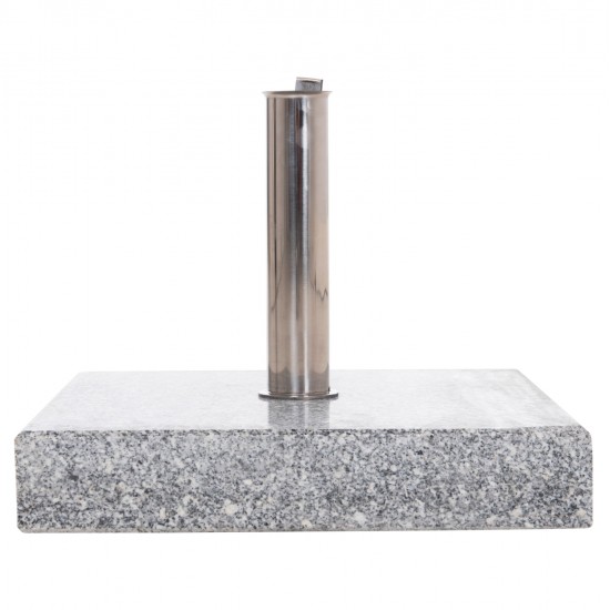 ΒΑΣΗ ΟΜΠΡΕΛΑΣ ΓΡΑΝΙΤΗ 60KG ΜΕ ΧΕΡΟΥΛΙ & ΡΟΔΕΣ HM6565--ΣΩΛΗΝΑΣ ΔΙΑΜΕΤΡΟΥ Φ58