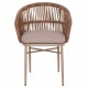 ΠΟΛΥΘΡΟΝΑ ΑΛΟΥΜΙΝΙΟΥ ORIN HM6265.03 ΚΑΠΟΥΤΣΙΝΟ- P.E.RATTAN ΣΕ ΦΥΣΙΚΟ 58x61x75Υεκ.