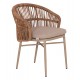 ΠΟΛΥΘΡΟΝΑ ΑΛΟΥΜΙΝΙΟΥ ORIN HM6265.03 ΚΑΠΟΥΤΣΙΝΟ- P.E.RATTAN ΣΕ ΦΥΣΙΚΟ 58x61x75Υεκ.