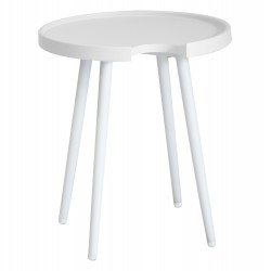 ΤΡΑΠΕΖΙ ΒΟΗΘΗΤΙΚΟ ΣΤΡΟΓΓΥΛΟ ΕΞ.ΧΩΡΟΥ TEROC HM6433.02 ΑΛΟΥΜΙΝΙΟ ΛΕΥΚΟ Φ47x53Υεκ