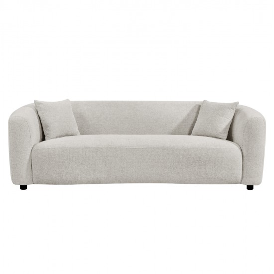 ΚΑΝΑΠΕΣ 3-ΘΕΣΙΟΣ NORD HM3321.02 ΑΝΟΙΧΤΟ ΜΠΕΖ ΥΦΑΣΜΑ 230x96x75Υεκ.