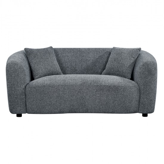 ΚΑΝΑΠΕΣ 2-ΘΕΣΙΟΣ NORD HM3322.01 ΓΚΡΙ ΥΦΑΣΜΑ 170x91x75Υεκ.