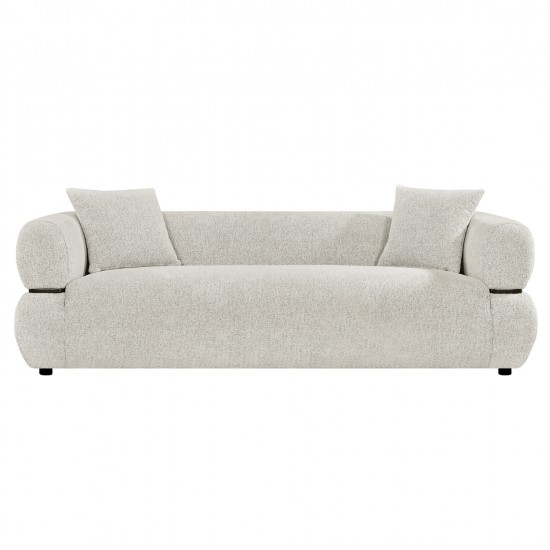 ΚΑΝΑΠΕΣ 3-ΘΕΣΙΟΣ ARCTIS HM3327.02 ΑΝΟΙΧΤΟ ΜΠΕΖ ΥΦΑΣΜΑ 229x88x88Υεκ.