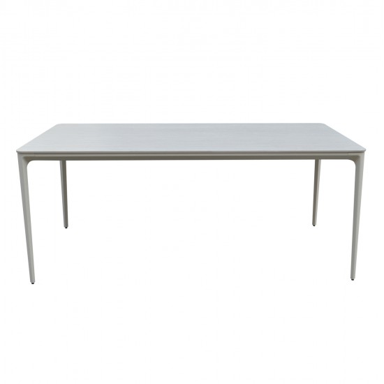 ΤΡΑΠΕΖΙ ΤΡΑΠΕΖΑΡΙΑΣ STAD HM6558.02 ΜΠΕΖ ΑΛΟΥΜΙΝΙΟ--ΛΕΥΚΟ SINTERED STONE 220x100x75Υεκ