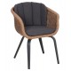 ΠΟΛΥΘΡΟΝΑ VICTUS HM6559.01 ΑΛΟΥΜΙΝΙΟ & OLEFIN ΓΚΡΙ-TWIST WICKER 60x62x76Yεκ