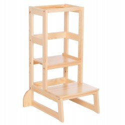 ΠΥΡΓΟΣ ΕΚΜΑΘΗΣΗΣ τ.MONTESSORI PEPE HM9291.01 ΞΥΛΟ ΠΕΥΚΟΥ ΦΥΣΙΚΟ 55x53x90Υεκ