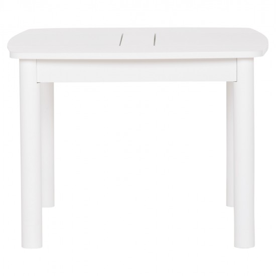 ΤΡΑΠΕΖΑΚΙ ΠΑΙΔΙΚΟ ΜΕ ΑΠΟΘ.ΧΩΡΟΥΣ RICKI HM18339.03 MDF & ΣΥΜΗΔΑ ΣΕ ΛΕΥΚΟ 65x65x47Υεκ