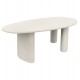 ΤΡΑΠΕΖΙ ΤΡΑΠΕΖΑΡΙΑΣ ΟΒΑΛ VOLPE HM6599.02 ΜΠΕΖ FIBER CEMENT 240x100x75Υεκ
