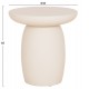 ΤΡΑΠΕΖΙ ΒΟΗΘΗΤΙΚΟ ΣΤΡΟΓΓΥΛΟ HIKARI HM6593.02 ΜΠΕΖ FIBER CEMENT Φ46x48Υεκ.