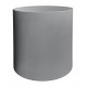 ΤΡΑΠΕΖΙ ΒΟΗΘΗΤΙΚΟ ΣΤΡΟΓΓΥΛΟ KYOKO HM6592.01 ΓΚΡΙ FIBER CEMENT Φ40x43Υεκ.