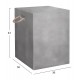 ΣΚΑΜΠΟ ΤΕΤΡΑΓΩΝΟ ΜΕ ΧΕΡΟΥΛΙΑ ZAK HM6581.01 FIBER CEMENT ΣΕ ΓΚΡΙ 36x36x43Υεκ