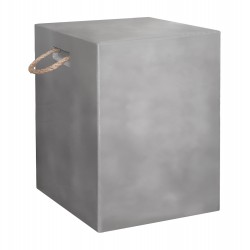 ΣΚΑΜΠΟ ΤΕΤΡΑΓΩΝΟ ΜΕ ΧΕΡΟΥΛΙΑ ZAK HM6581.01 FIBER CEMENT ΣΕ ΓΚΡΙ 36x36x43Υεκ