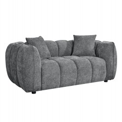 ΚΑΝΑΠΕΣ 2-ΘΕΣΙΟΣ LYKKE HM3324.01 ΓΚΡΙ ΥΦΑΣΜΑ 172x89x70Υεκ.
