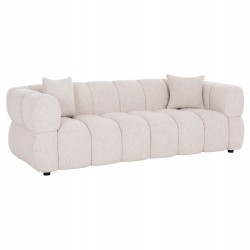 ΚΑΝΑΠΕΣ 3-ΘΕΣΙΟΣ NORIKA HM3331.02 ΕΚΡΟΥ ΥΦΑΣΜΑ 220x88x85Υεκ.