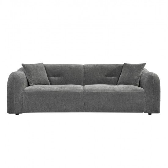ΚΑΝΑΠΕΣ 3-ΘΕΣΙΟΣ JUNOA HM3333.01 ΓΚΡΙ ΥΦΑΣΜΑ 228x89x74Υεκ