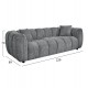 ΚΑΝΑΠΕΣ 3-ΘΕΣΙΟΣ LYKKE HM3323.01 ΓΚΡΙ ΥΦΑΣΜΑ 229x89x70Υεκ
