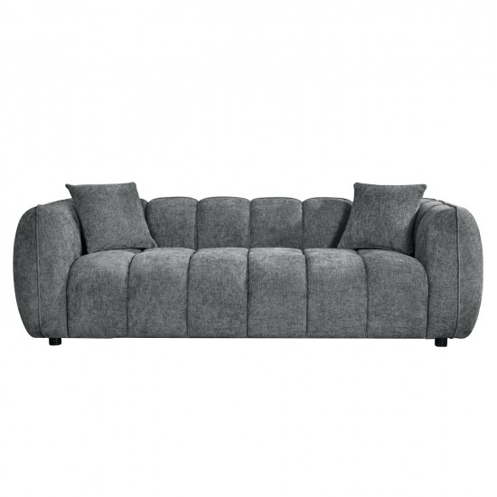 ΚΑΝΑΠΕΣ 3-ΘΕΣΙΟΣ LYKKE HM3323.01 ΓΚΡΙ ΥΦΑΣΜΑ 229x89x70Υεκ