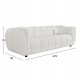 ΚΑΝΑΠΕΣ 3-ΘΕΣΙΟΣ LYKKE HM3323.02 ΕΚΡΟΥ ΥΦΑΣΜΑ 229x89x70Υεκ