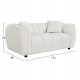ΚΑΝΑΠΕΣ 2-ΘΕΣΙΟΣ LYKKE HM3324.02 ΕΚΡΟΥ ΥΦΑΣΜΑ 172x89x70Υεκ.