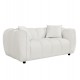 ΚΑΝΑΠΕΣ 2-ΘΕΣΙΟΣ LYKKE HM3324.02 ΕΚΡΟΥ ΥΦΑΣΜΑ 172x89x70Υεκ.