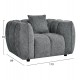 ΣΕΤ ΚΑΝΑΠΕΣ ΓΩΝΙΑ (ΑΡΙΣΤΕΡΗ)-ΠΟΛΥΘΡΟΝΑ LOUNGE LYKKE HM10820.01L ΓΚΡΙ ΥΦΑΣΜΑ