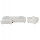 ΣΕΤ ΚΑΝΑΠΕΣ ΓΩΝΙΑ (ΑΡΙΣΤΕΡΗ)-ΠΟΛΥΘΡΟΝΑ LOUNGE LYKKE HM10820.02L ΕΚΡΟΥ ΥΦΑΣΜΑ