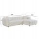 ΣΕΤ ΚΑΝΑΠΕΣ ΓΩΝΙΑ (ΔΕΞΙΑ)-ΠΟΛΥΘΡΟΝΑ LOUNGE LYKKE HM10820.02R ΕΚΡΟΥ ΥΦΑΣΜΑ