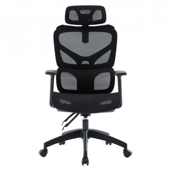 ΚΑΡΕΚΛΑ ΓΡΑΦΕΙΟΥ APEX HM1227.01 ΜΑΥΡO MESH & PP 68x68x120-130Υεκ