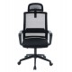 ΚΑΡΕΚΛΑ ΓΡΑΦΕΙΟΥ VELOCITY HM1229.01 ΜΑΥΡO MESH & PP 61x62x123Υεκ