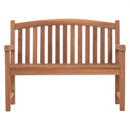 ΠΑΓΚΑΚΙ ΚΗΠΟΥ 2ΘΕΣΙΟ ELENA HM6651 ΞΥΛΟ TEAK--ΦΥΣΙΚΟ 120x60x95Υεκ.
