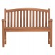 ΠΑΓΚΑΚΙ ΚΗΠΟΥ 2ΘΕΣΙΟ ELENA HM6651 ΞΥΛΟ TEAK--ΦΥΣΙΚΟ 120x60x95Υεκ.