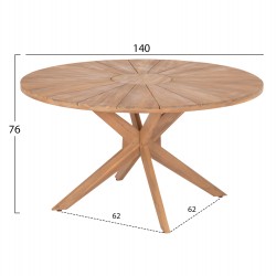ΣΕΤ ΤΡΑΠΕΖΑΡΙΑΣ ΕΞ.ΧΩΡΟΥ 5ΤΜΧ CORTEN HM10900.02 ΞΥΛΟ ΑΚΑΚΙΑΣ ΦΥΣΙΚΟ--ΜΑΞΙΛΑΡΙΑ ΓΚΡΙ