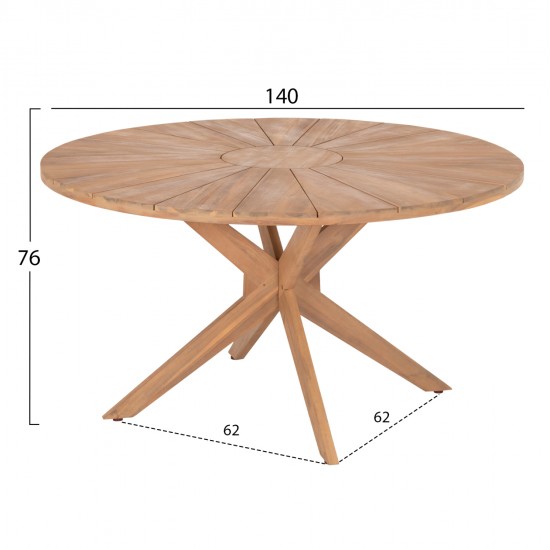 ΣΕΤ ΤΡΑΠΕΖΑΡΙΑΣ ΕΞ.ΧΩΡΟΥ 5ΤΜΧ CORTEN HM10900.02 ΞΥΛΟ ΑΚΑΚΙΑΣ ΦΥΣΙΚΟ--ΜΑΞΙΛΑΡΙΑ ΓΚΡΙ