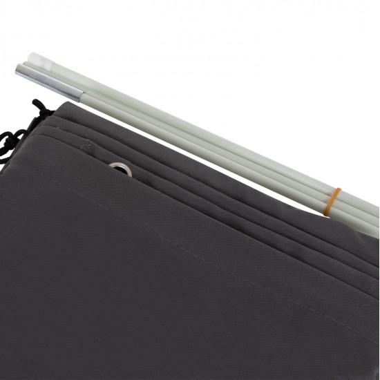 ΚΑΛΥΜΜΑ 4X4m ΓΙΑ ΟΜΠΡΕΛΑ HM6621.01 - SPUN POLYESTER ΣΕ ΓΚΡΙ