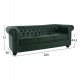 ΣΕΤ ΣΑΛΟΝΙ 3ΤΜΧ MOBAR HM10912.08 PU ΔΕΡΜΑ Τ.CHESTERFIELD ΚΥΠΑΡΙΣΣΙ