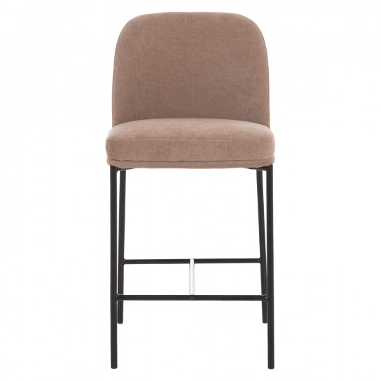 ΣΚΑΜΠΟ ΜΠΑΡ ΜΕΣ.ΥΨΟΥΣ MANIDO HM18427.02 TAUPE ΥΦΑΣΜΑ-ΜΕΤΑΛ.ΜΑΥΡΟΣ ΣΚΕΛΕΤΟΣ 45x55x92Υεκ
